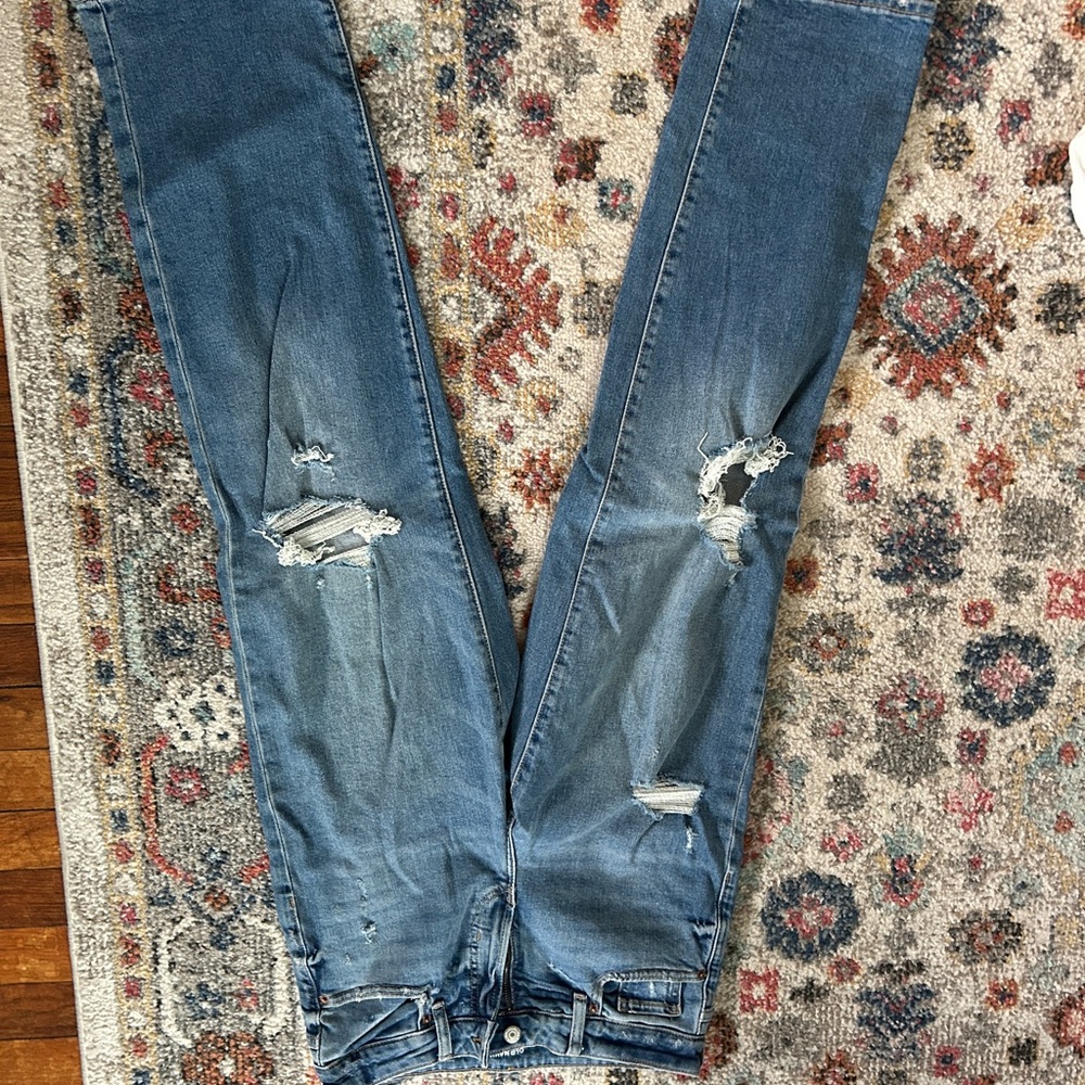 BRAND NEW OLD NAVY ripped high-rise O.G. LOOSE